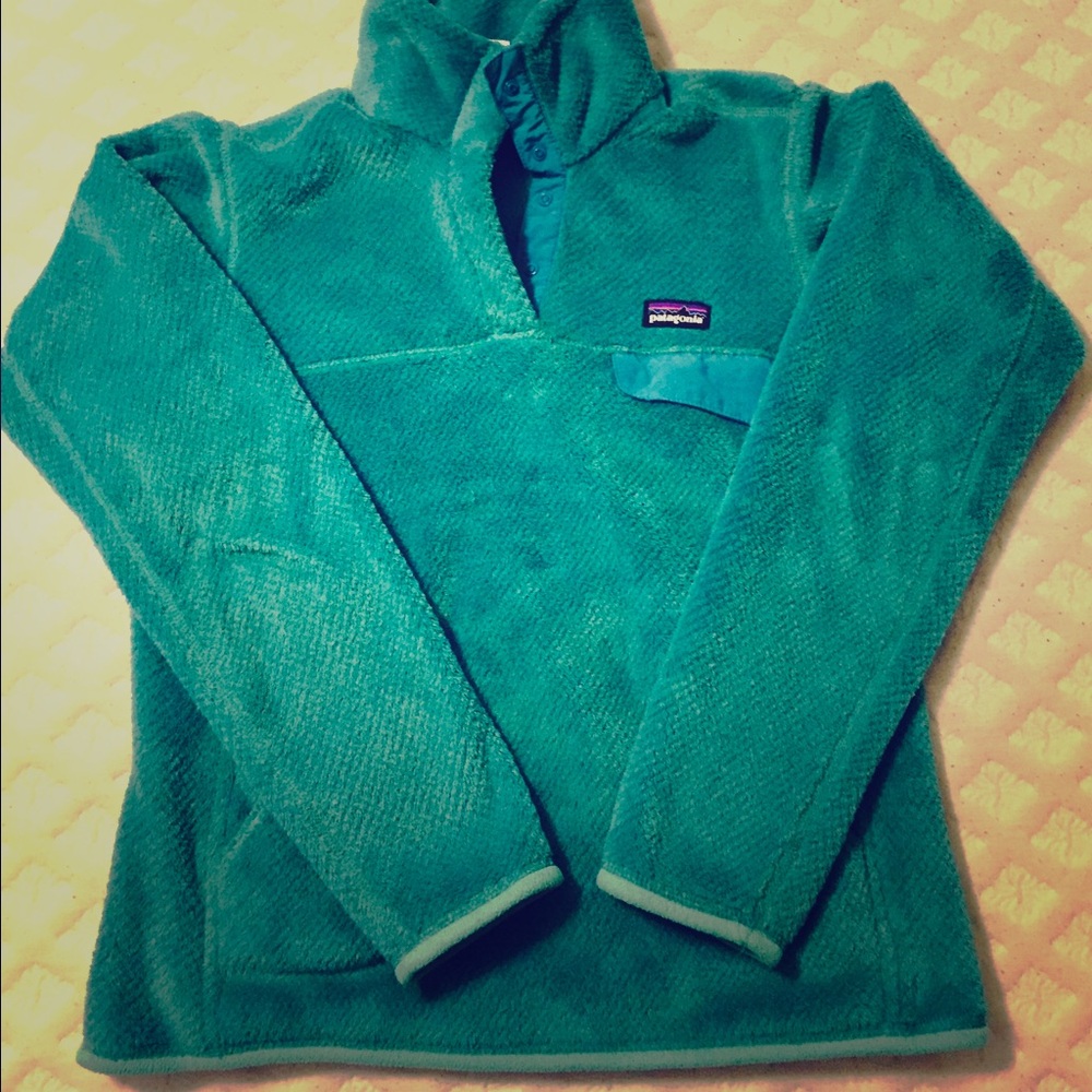 Patagonia Teal Fleece Jacket